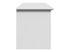 Banco de recibidor blanco BODO 114x40x45 cm