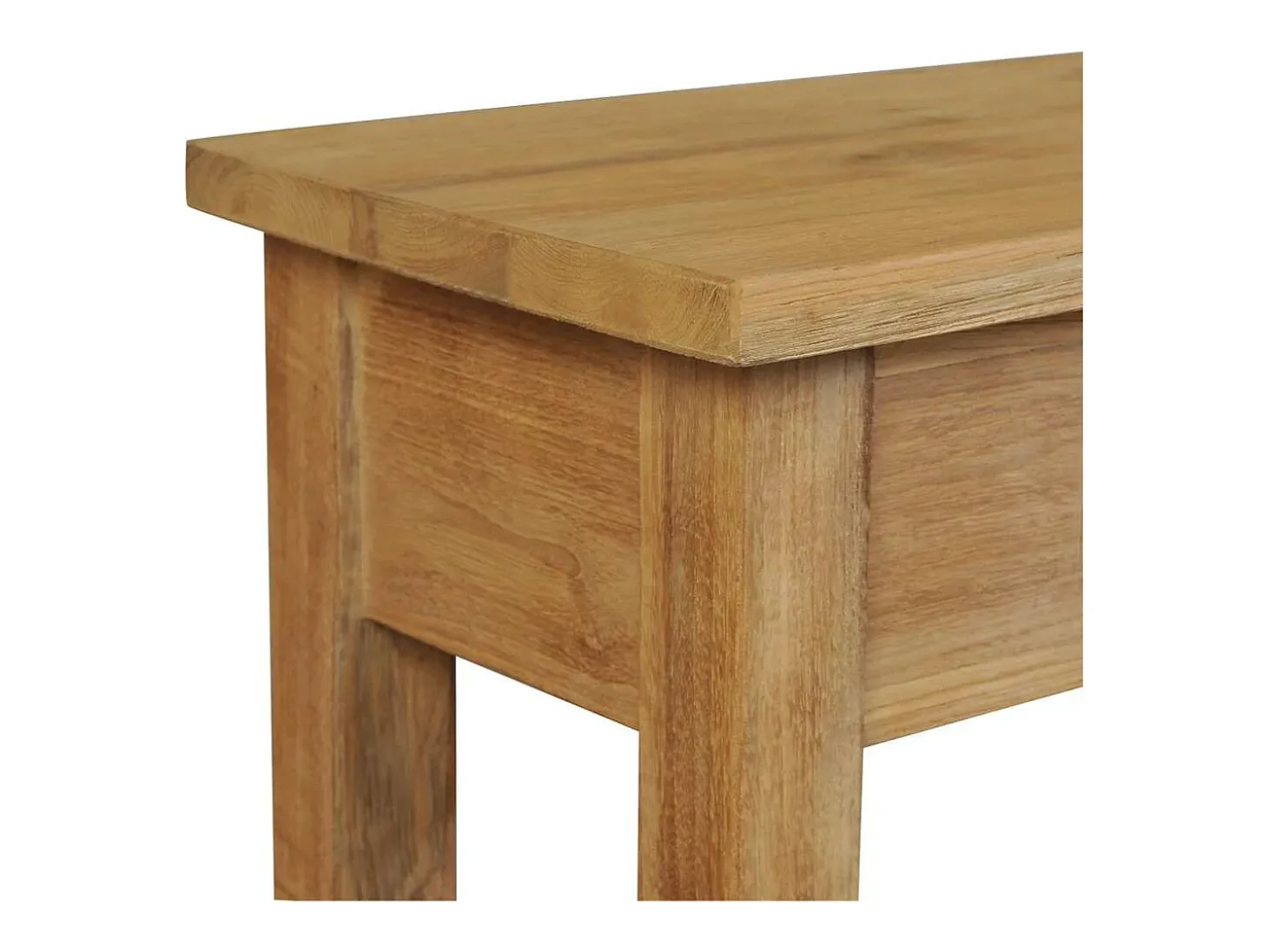 Banco de recibidor de madera de teca maciza 90x30x40 cm