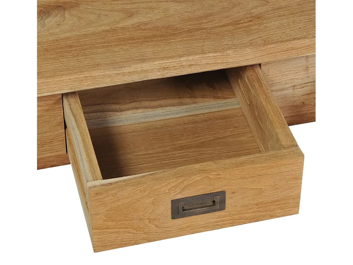 Banco de recibidor de madera de teca maciza 90x30x40 cm
