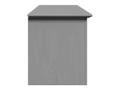 Banco de recibidor gris BODO 114x40x45 cm