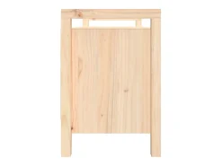 Banco de recibidor madera maciza de pino 110x40x60 cm ES711947