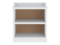 Banco de recibidor SANDNES blanco 45x40x50 cm madera maciza de pino