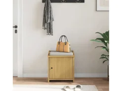 Banco de recibidor SANDNES 45x40x50 cm madera maciza de pino