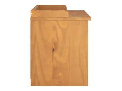 Banco de recibidor SANDNES 87x40x50 cm madera maciza de pino