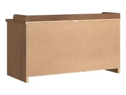 Banco de recibidor SANDNES 87x40x50 cm madera maciza de pino