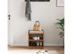 Banco de recibidor SANDNES 45x40x50 cm madera maciza de pino