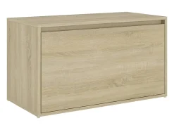 Banco de recibidor 80x40x45 cm Roble Sonoma Madera de ingeniería