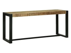 Banco Marrón 100 x 35 x 45 cm Madera Maciza de Mango