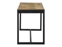 Banco Marrón 100 x 35 x 45 cm Madera Maciza de Mango