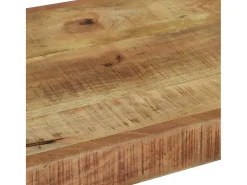 Banco Marrón 100 x 35 x 45 cm Madera Maciza de Mango