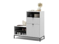 Banco para zapatos blanco 100x40x98.5 eliza