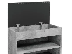 Banco para zapatos hormigón 60x30x45 rolfe