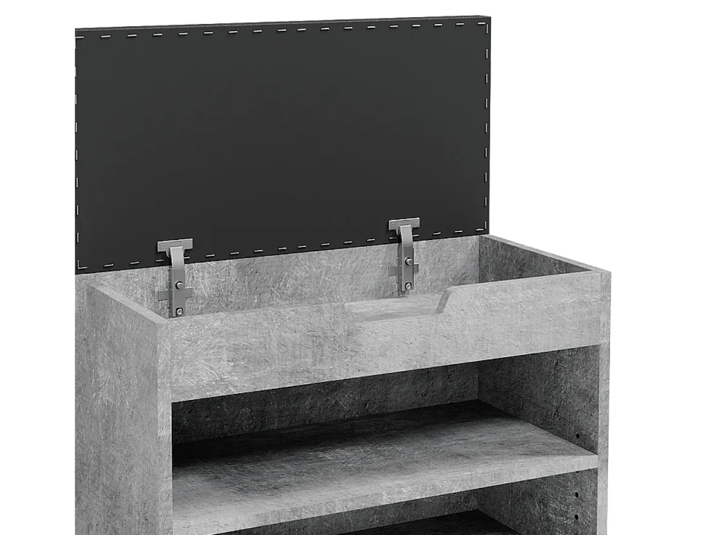 Banco para zapatos hormigón 60x30x45 rolfe