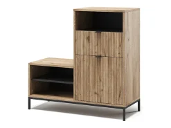 Banco para zapatos roble vikingo 100x40x98.5 eliza