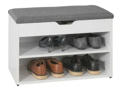 Banco Zapatero Armario zapatero,banco,estantería para zapatos,blanco,60 x 30 x 43 cm FSR25-HG SoBuy ES