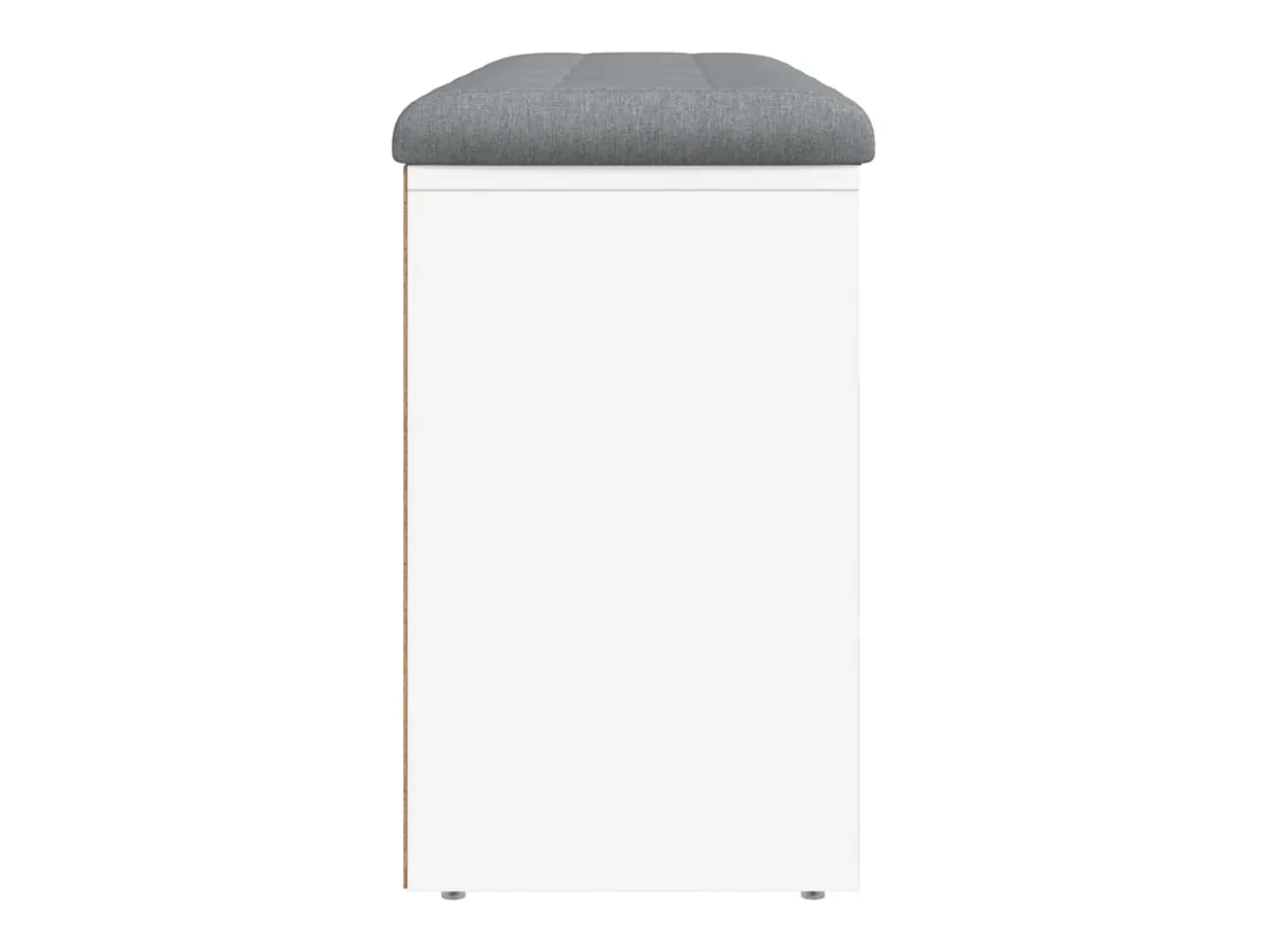 Banco zapatero blanco 102x32x50 cm madera de ingeniería