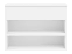 Banco zapatero blanco 60x30x45 cm Madera de ingeniería