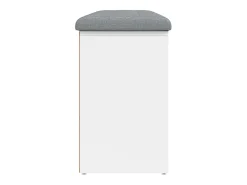 Banco zapatero blanco 102x32x50 cm madera de ingeniería