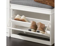 Banco Zapatero con 1 Cajón Organizador para Zapatos 75 x 24 x 51 cm FSR82-L-W SoBuy ES