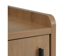 Banco zapatero de 100 cm, 3 puertas, asiento acolchado, almacenaje multinivel, tiradores asimétricos