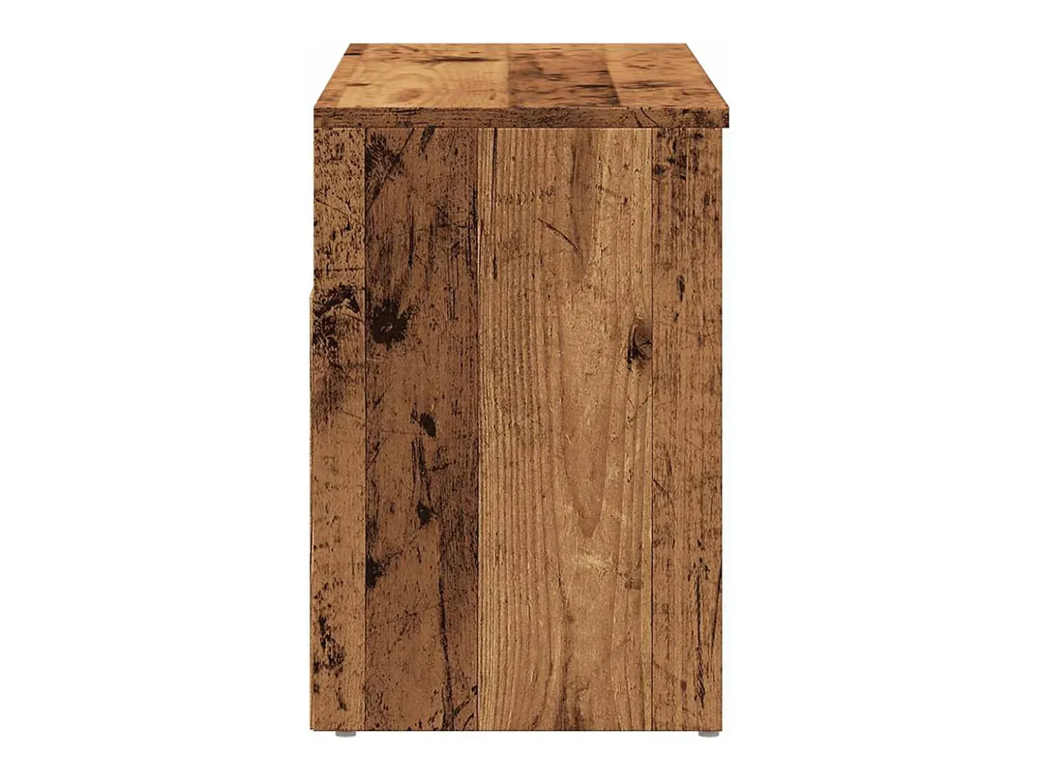 Banco zapatero de madera antigua 80x30x45 cm madera de ingeniería