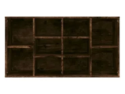 Banco zapatero de roble ahumado 103x30x54,5 cm Madera de ingeniería