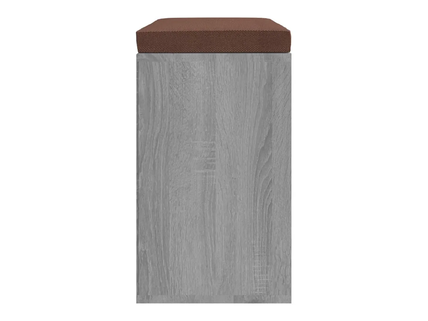 Banco zapatero madera contrachapada gris Sonoma 103x30x48 cm ES310812