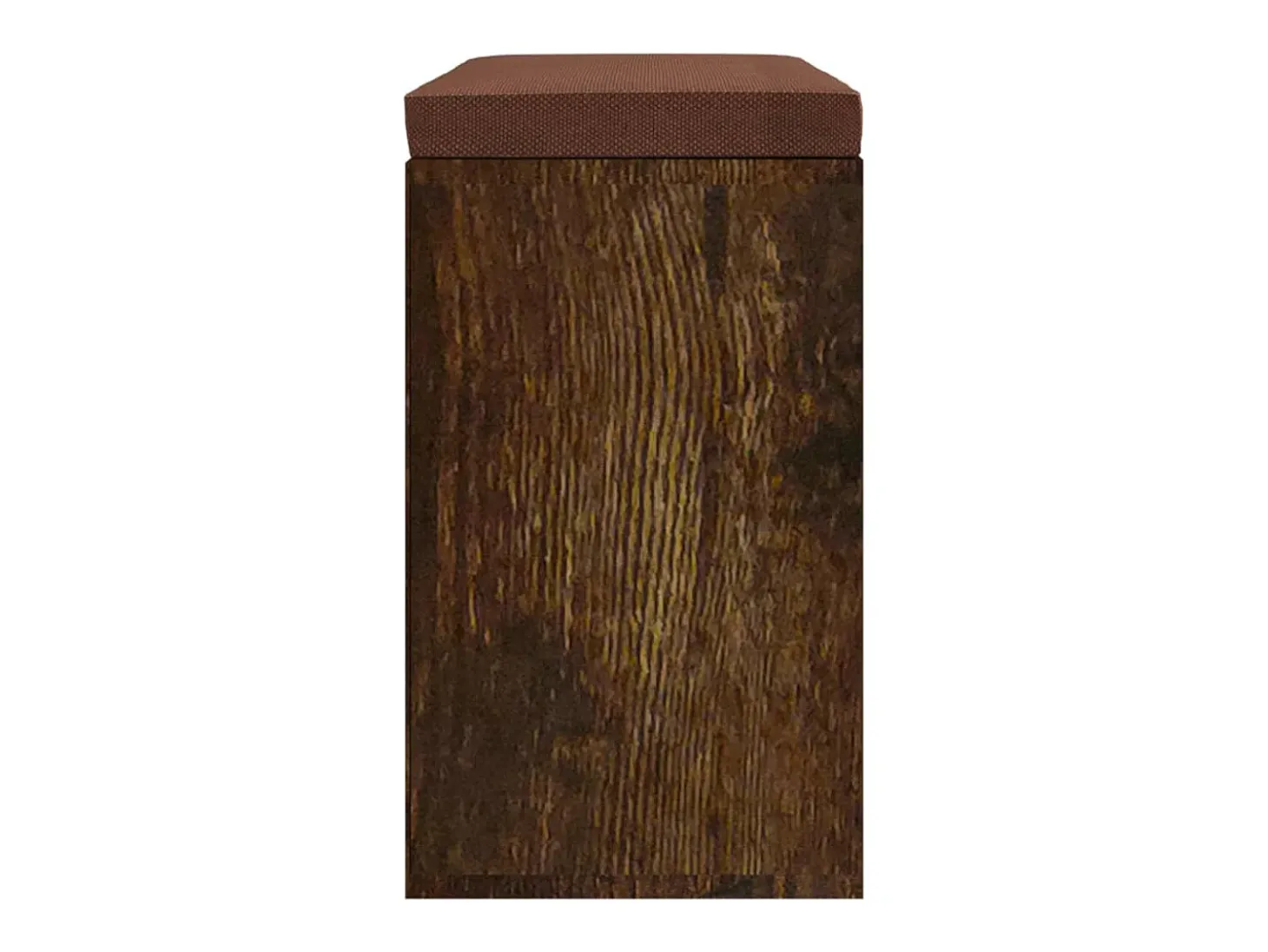 Banco zapatero madera contrachapada roble ahumado 103x30x48 cm ES720725