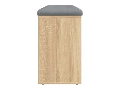Banco zapatero madera de ingeniería roble Sonoma 102x32x50 cm