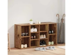 Banco zapatero Madera vieja 103 x 30 x 55 cm Madera de ingeniería