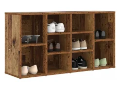 Banco zapatero Madera vieja 103 x 30 x 55 cm Madera de ingeniería