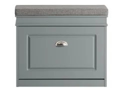 Banco Zapatero Organizador para Zapatos con 1 Solapa Gris 61 x 24 x 51 cm FSR82-K-HG SoBuy ES