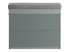 Banco Zapatero Organizador para Zapatos con 1 Solapa Gris 61 x 24 x 51 cm FSR82-K-HG SoBuy ES