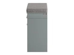 Banco Zapatero Organizador para Zapatos con 1 Solapa Gris 61 x 24 x 51 cm FSR82-K-HG SoBuy ES