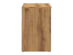 Banco zapatero roble craft 60x30x45 cm madera de ingeniería