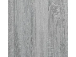 Banco zapatero Sonoma gris 100x38,5x49 cm madera de ingeniería