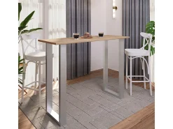 Barbacoa Xona Plata / Blanco AL. 102 x AN. 140 x P. 50 cm