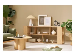 Biblioteca baja roble L168 cm MUSSO
