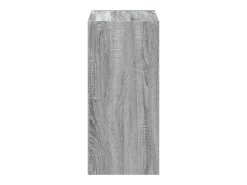 Biblioteca de madera de ingeniería gris Sonoma 68,5x32x68,5 cm ES587919