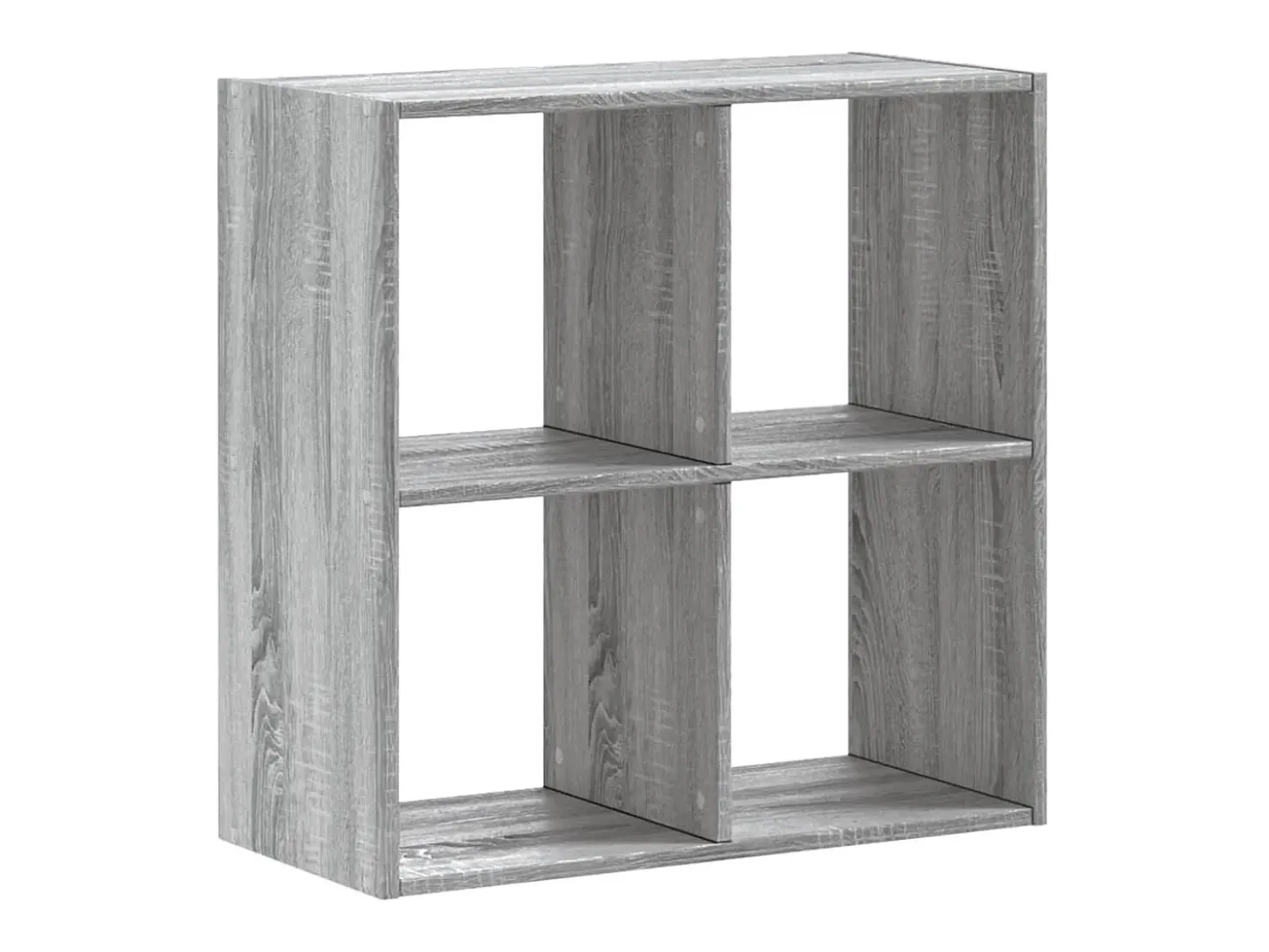 Biblioteca de madera de ingeniería gris Sonoma 68,5x32x68,5 cm ES587919