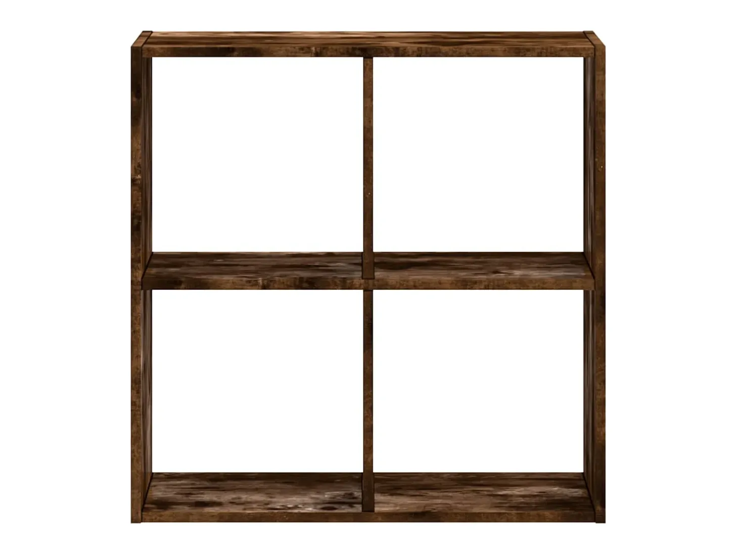 Biblioteca de madera ingeniería roble ahumado 68,5x32x68,5 cm ES760970