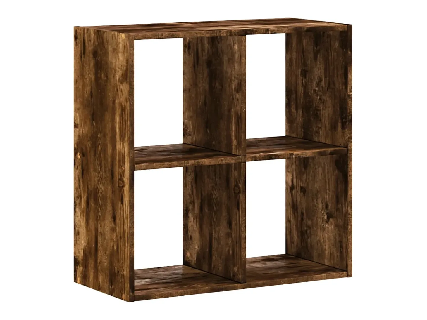 Biblioteca de madera ingeniería roble ahumado 68,5x32x68,5 cm ES760970