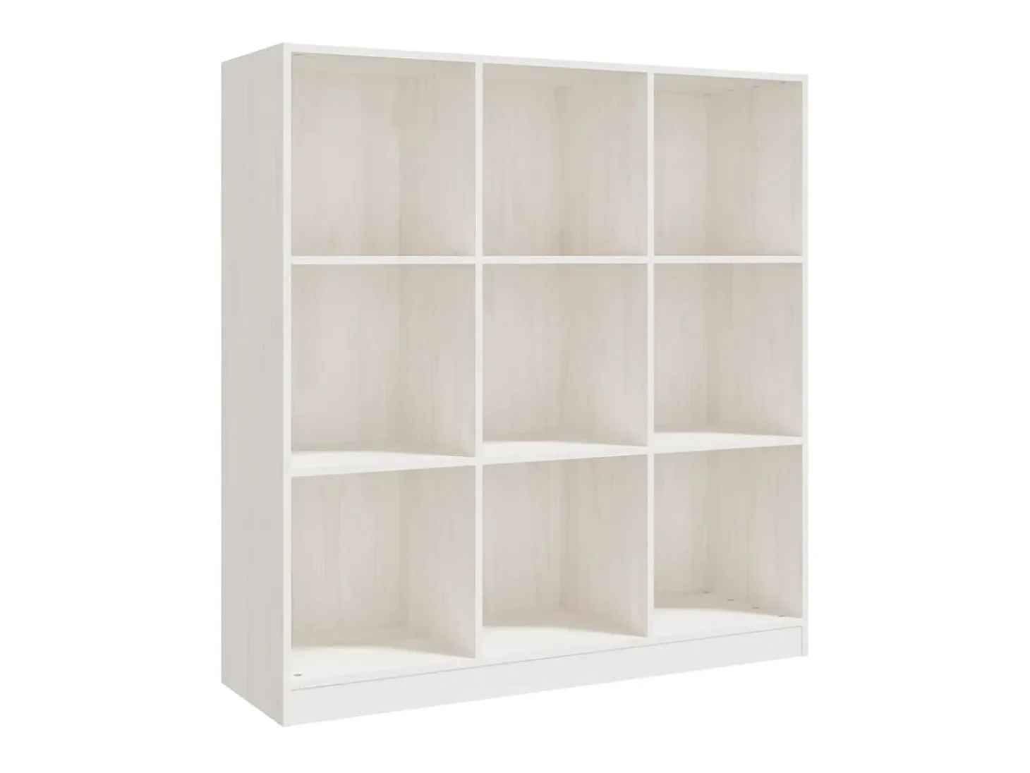 Biblioteca Estantería - divisor espacios madera pino blanco 104x33,5x110 cm ES20196