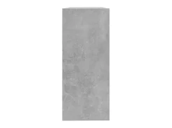 Biblioteca Estantería - divisor de espacios gris hormigón 100x30x72 cm ES67122