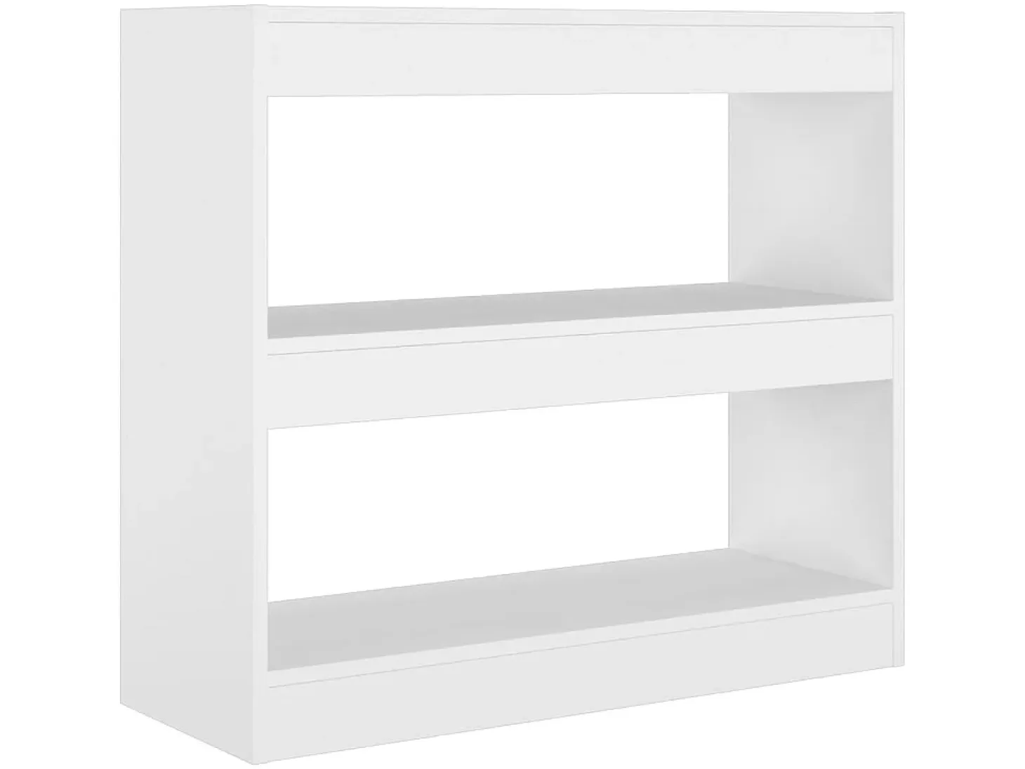 Biblioteca Estantería - divisor de espacios blanco 80x30x72 cm ES47176
