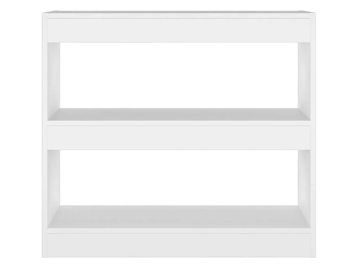 Biblioteca Estantería - divisor de espacios blanco 80x30x72 cm ES47176