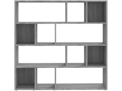 Biblioteca Estantería - divisor de espacios gris Sonoma 105x24x102 cm ES58764