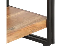 Biblioteca Estantería de 5 niveles 90x30x180 cm madera maciza de acacia ES21530