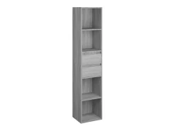 Biblioteca Estantería de madera contrachapada gris Sonoma 36x30x171 cm ES33097