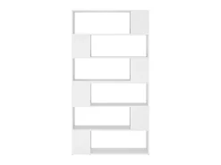 Biblioteca Estantería divisor de espacios blanco 100x24x188 cm ES26646